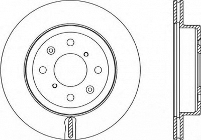OPEN PARTS bda235320 -  Тормозной диск